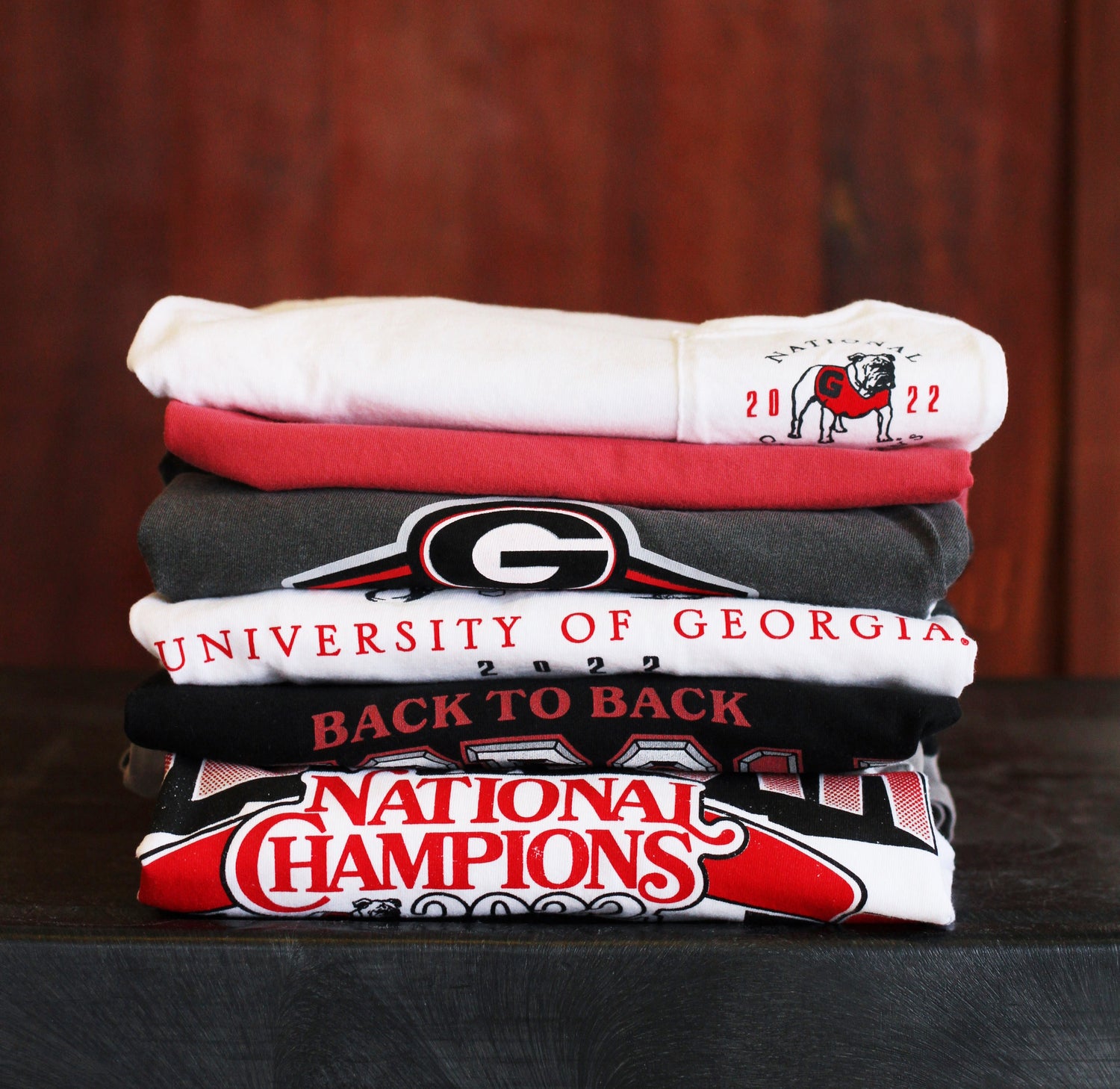 GEORGIA NATIONAL CHAMPIONSHIP T-SHIRTS AT B-UNLIMITED