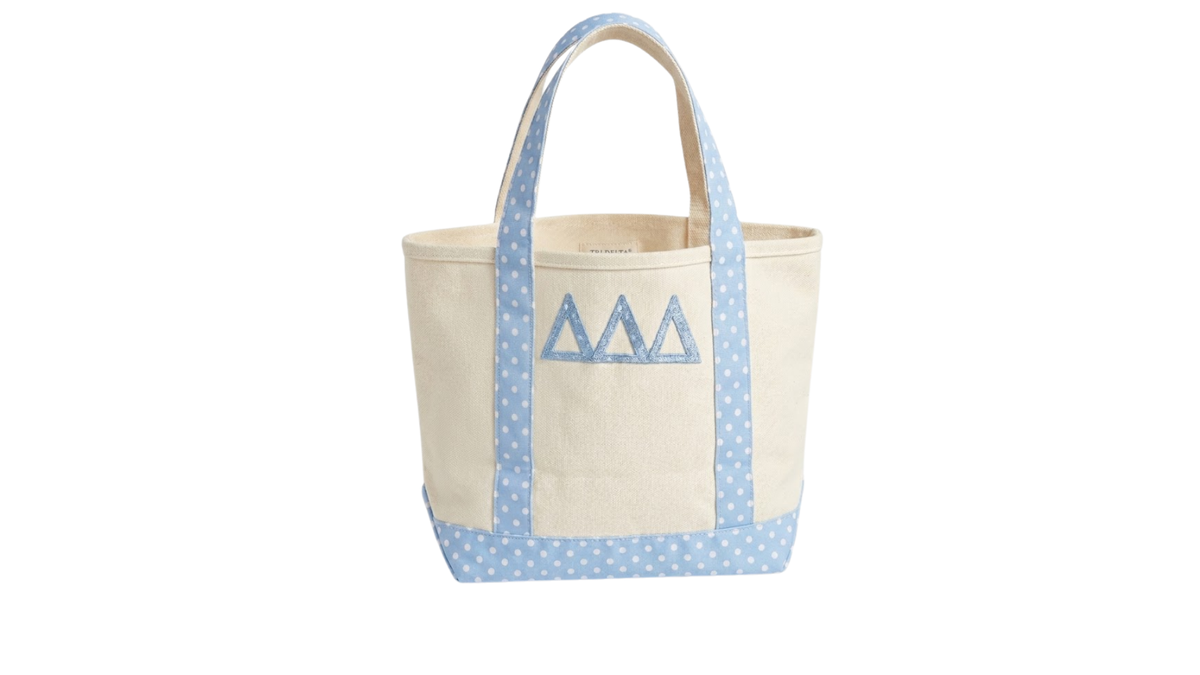 B-Unlimited Greek - Dots for Days Tote Tri Delta