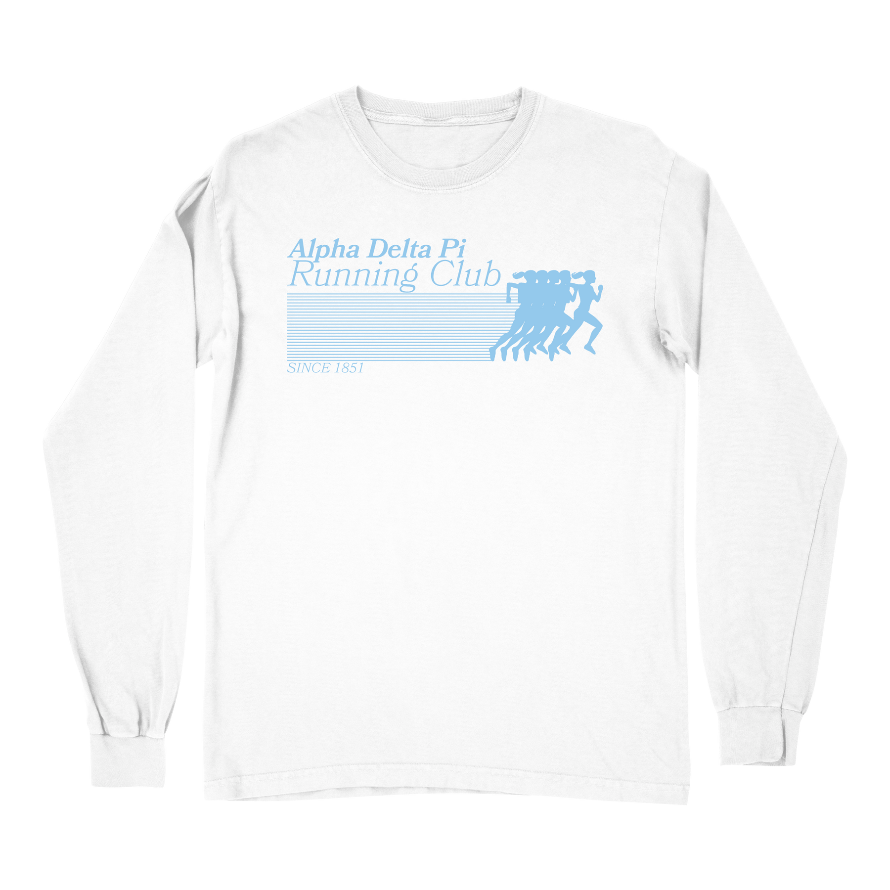B-Greek - Running Club Long Sleeve - Alpha Delta Pi
