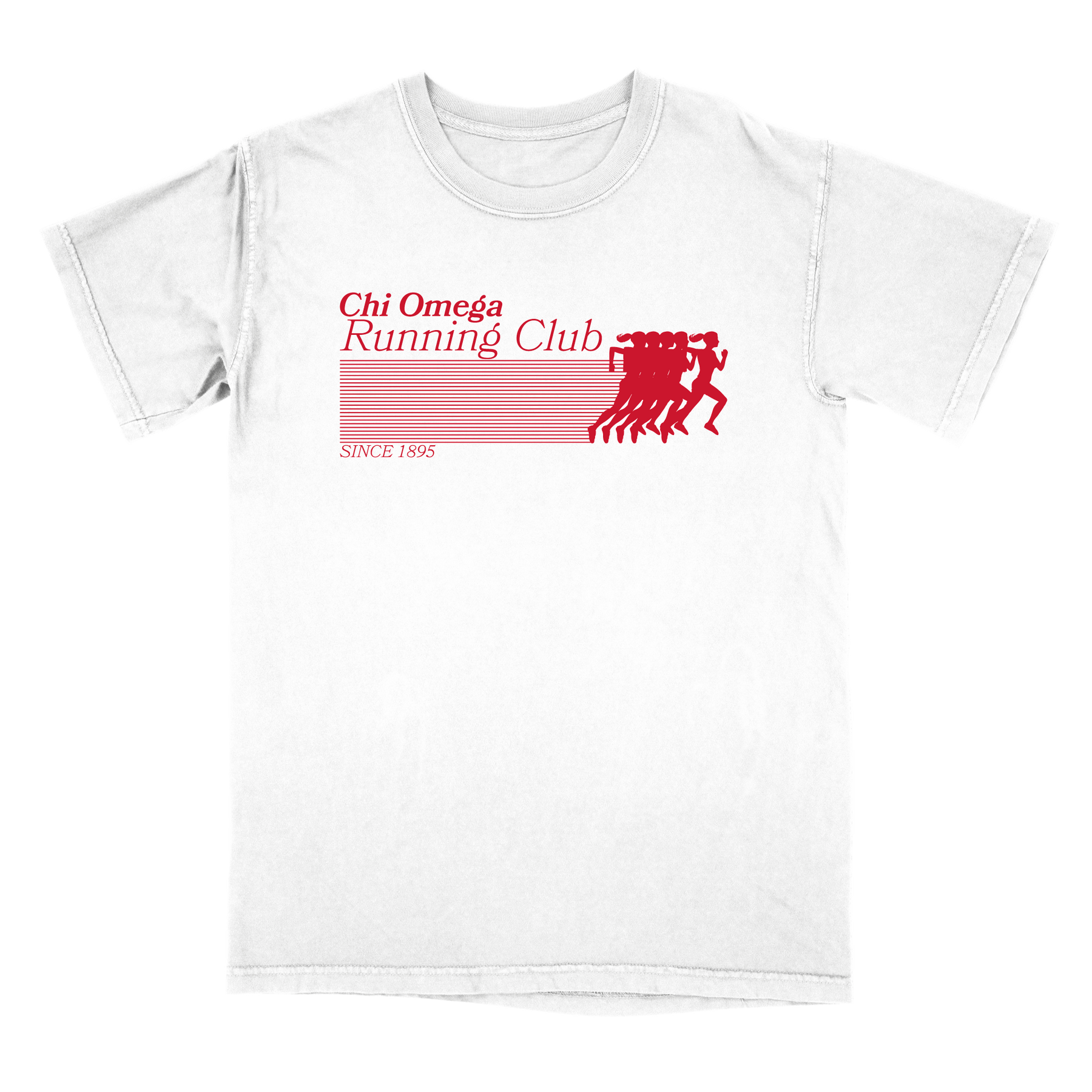 B-Greek - Running Club Short Sleeve - Chi Omega