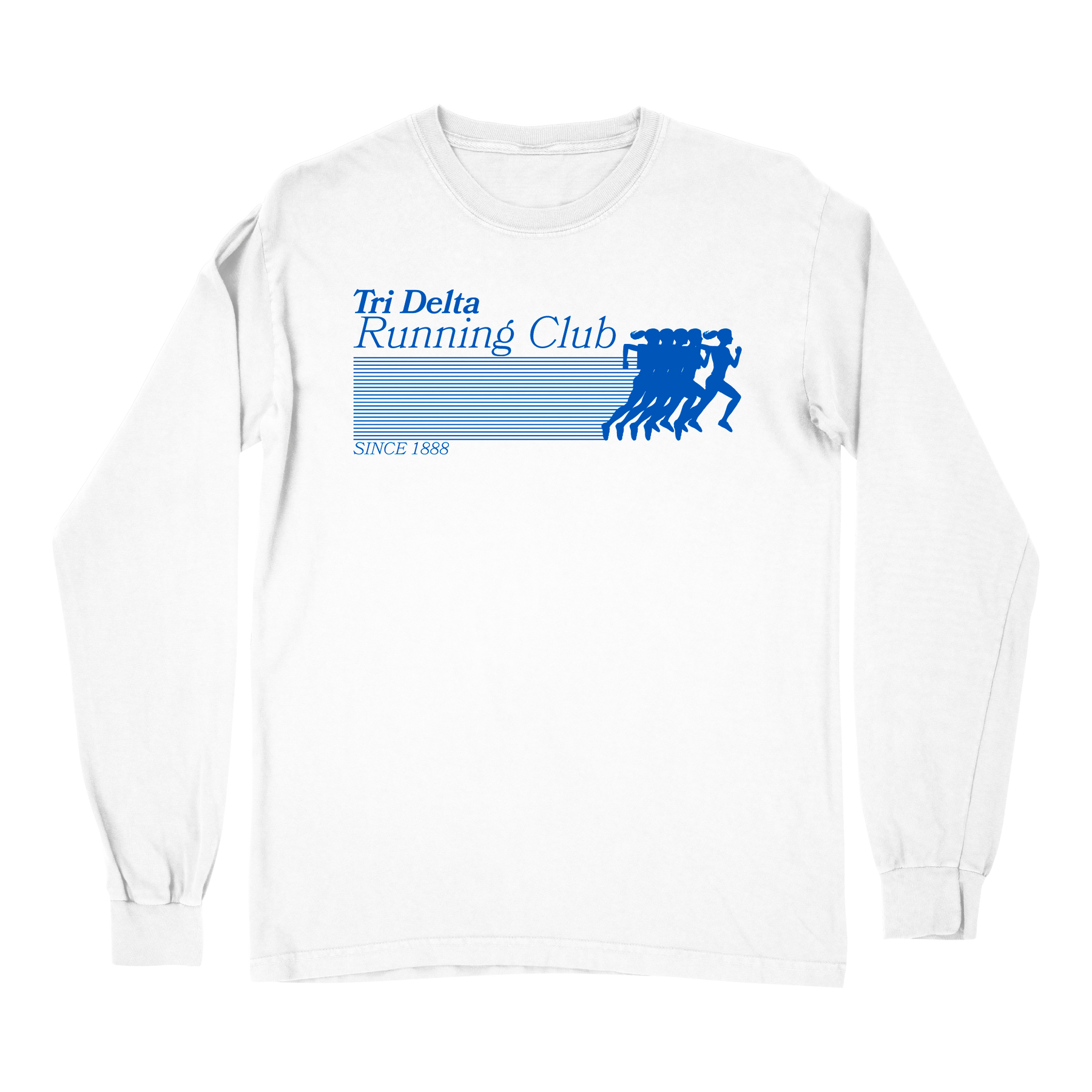 B-Greek - Running Club Long Sleeve - Delta Delta Delta
