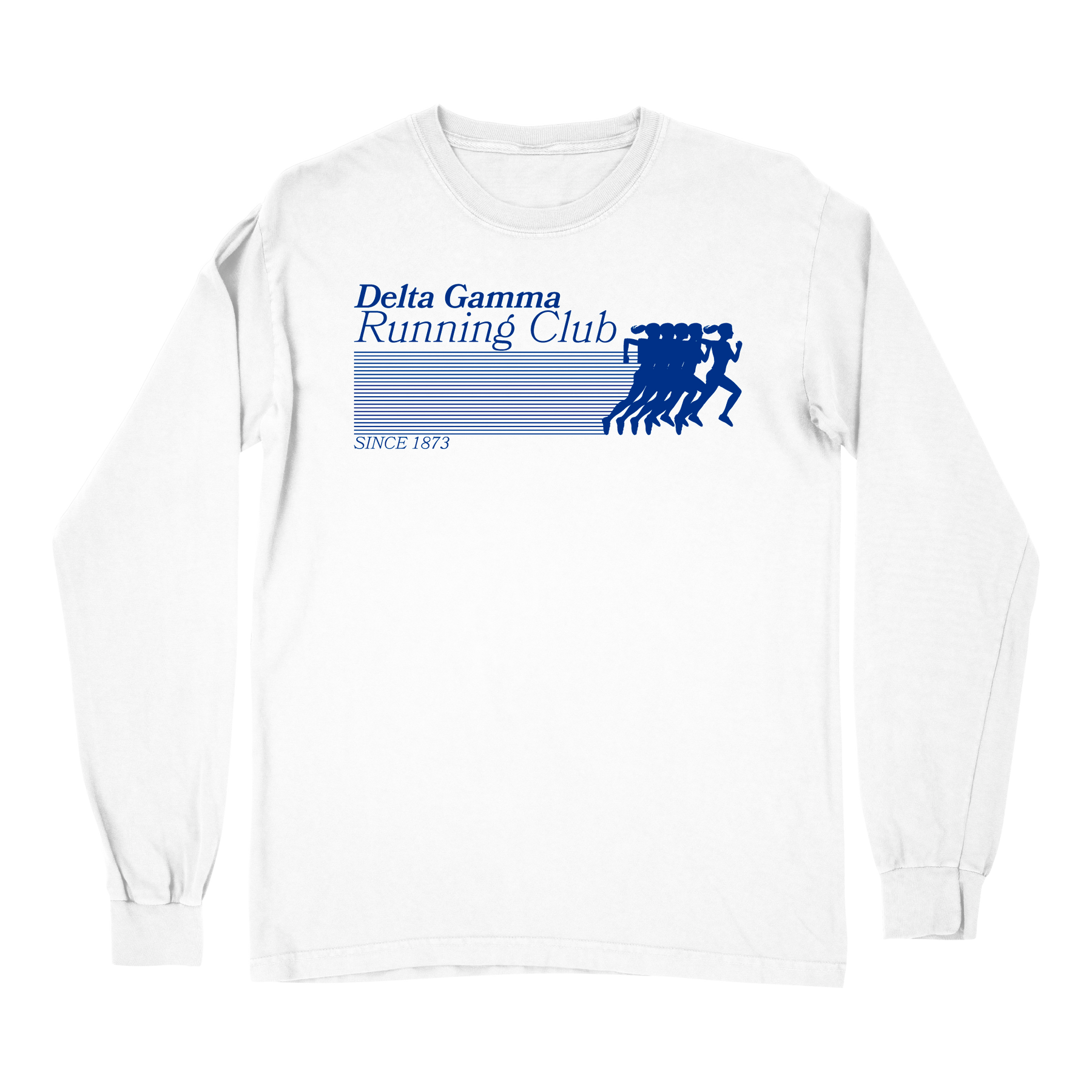 B-Greek - Running Club Long Sleeve - Delta Gamma