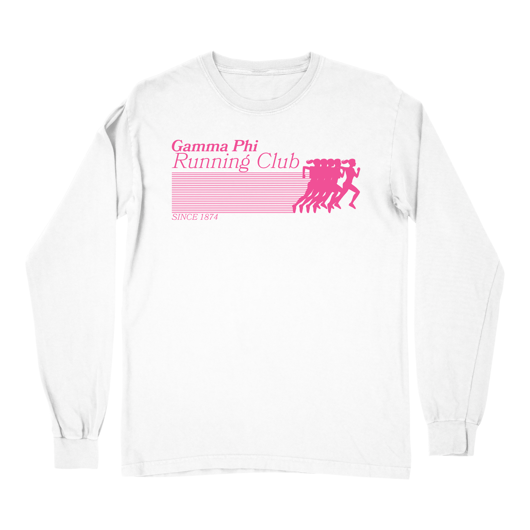 B-Greek - Running Club Long Sleeve - Gamma Phi Beta