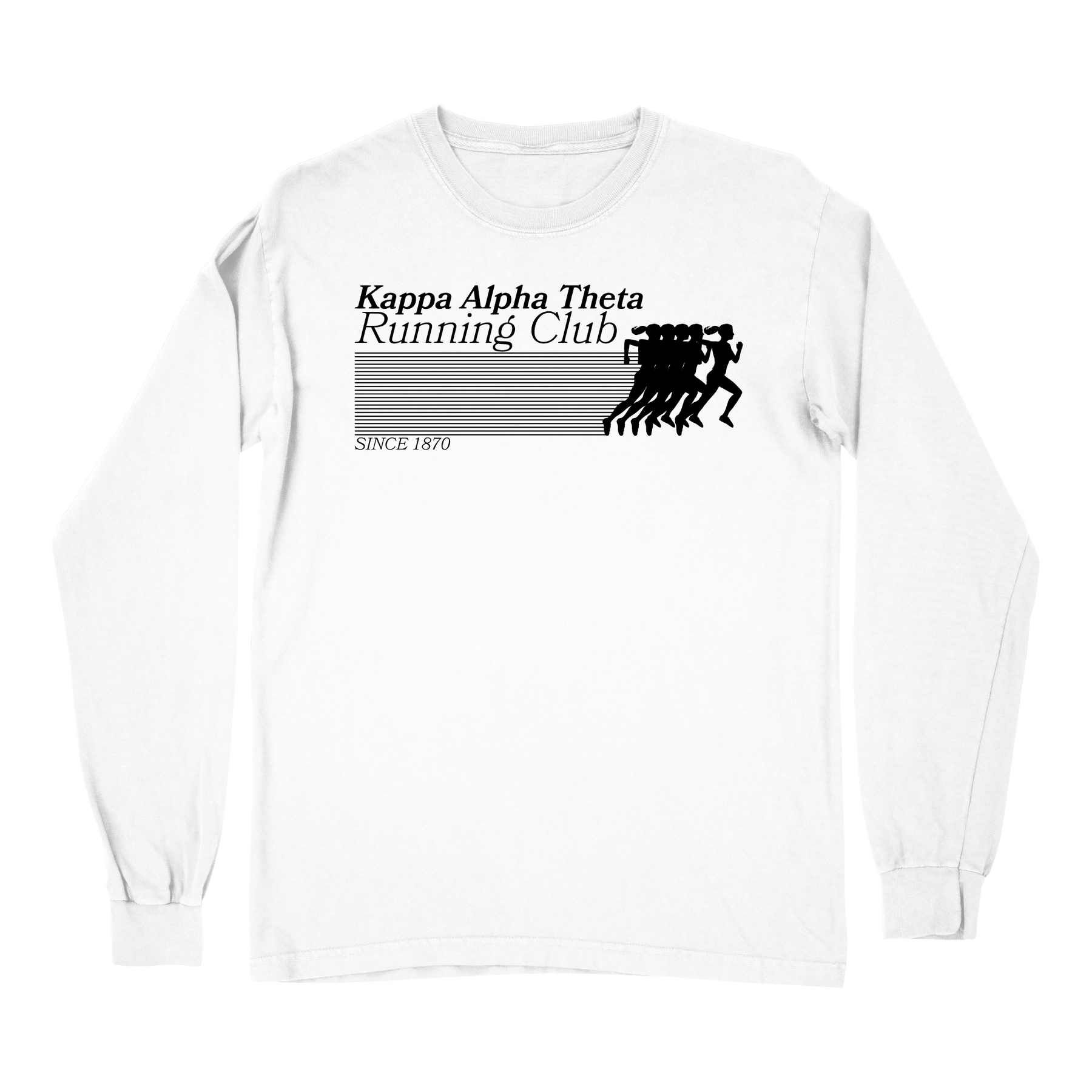 B-Greek - Running Club Long Sleeve - Kappa Alpha Theta