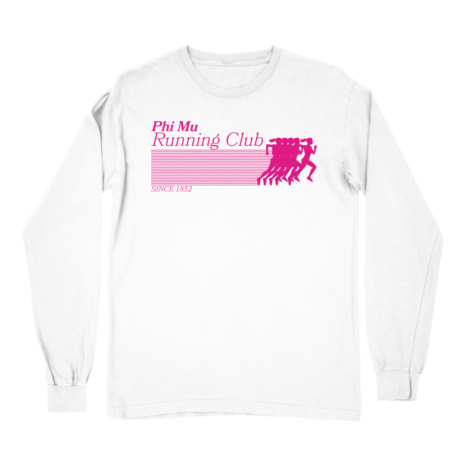 B-Greek - Running Club Long Sleeve - Phi Mu
