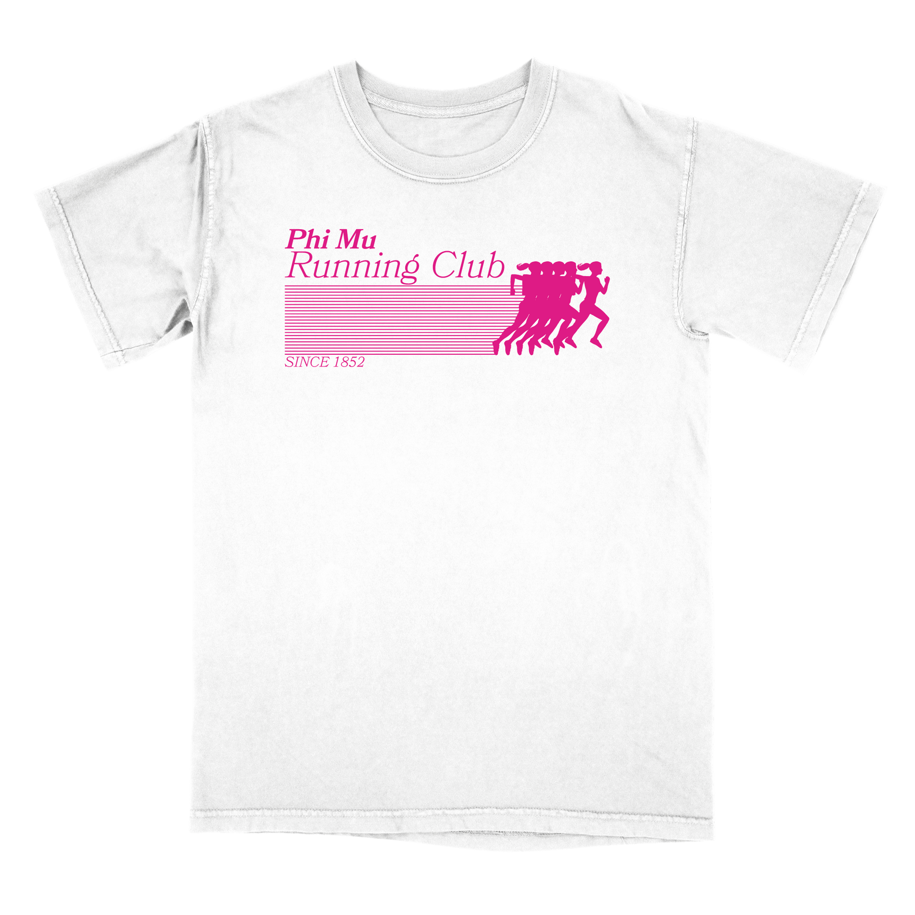 B-Greek - Running Club Short Sleeve - Phi Mu