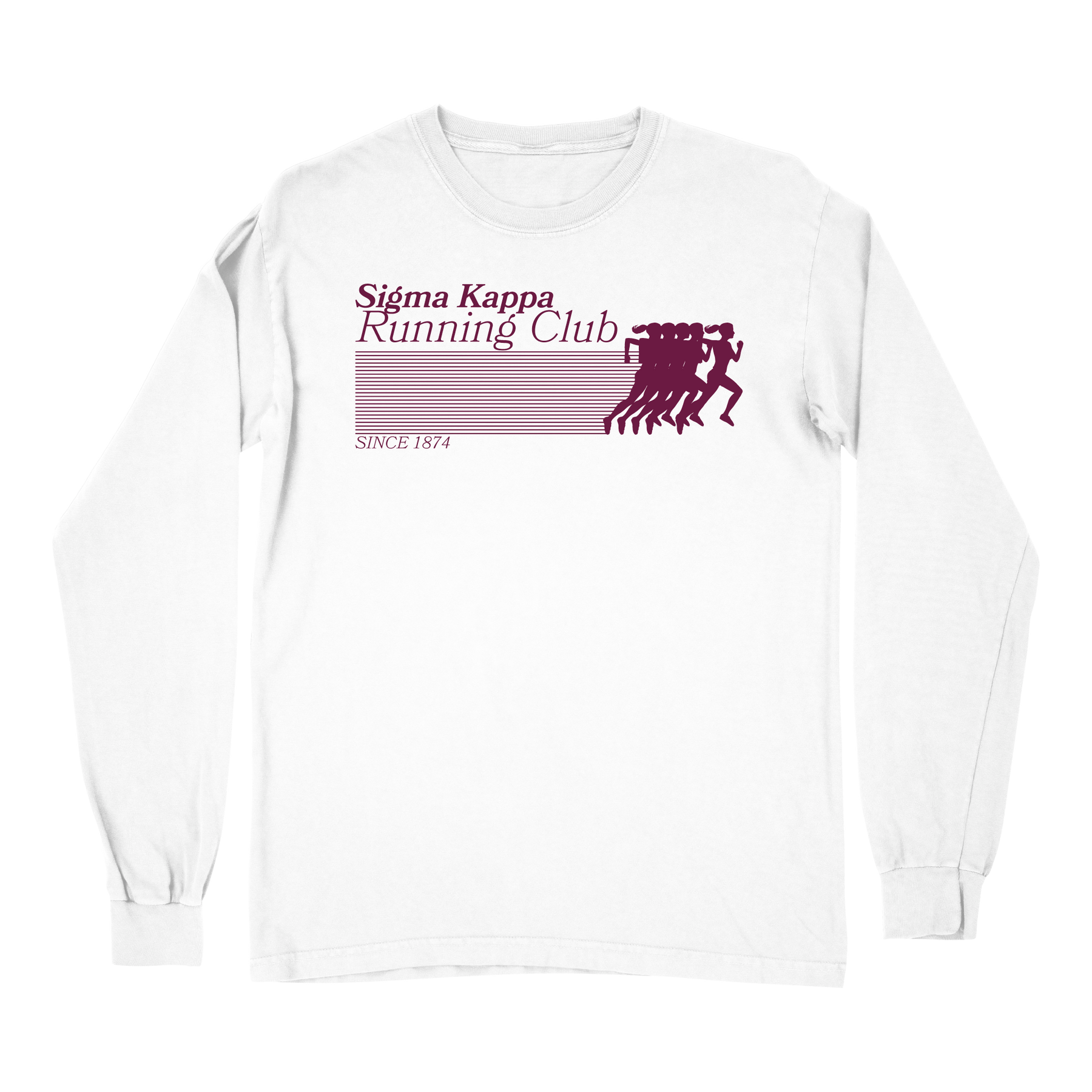 B-Greek - Running Club Long Sleeve - Sigma Kappa