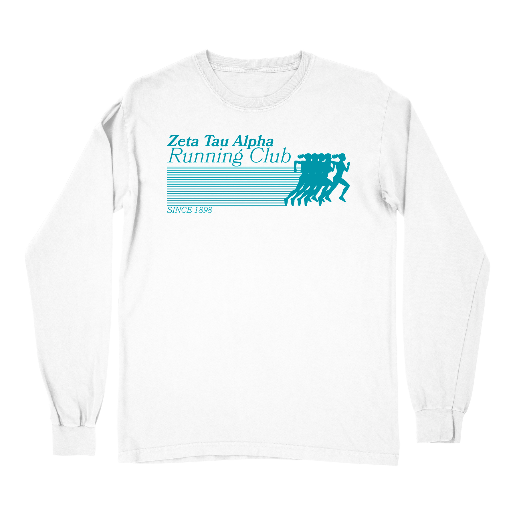 B-Greek - Running Club Long Sleeve - Zeta Tau Alpha