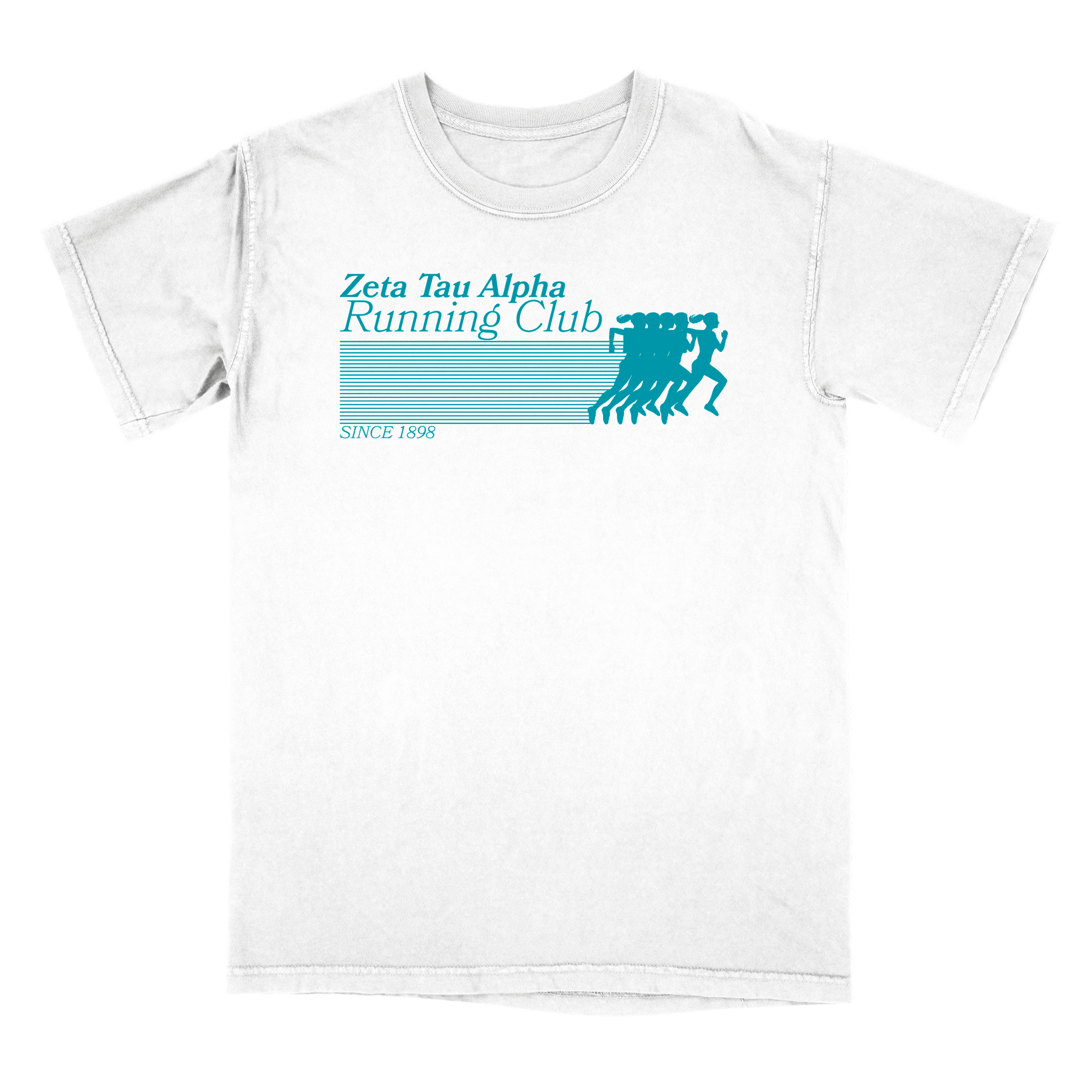 B-Greek - Running Club Short Sleeve - Zeta Tau Alpha