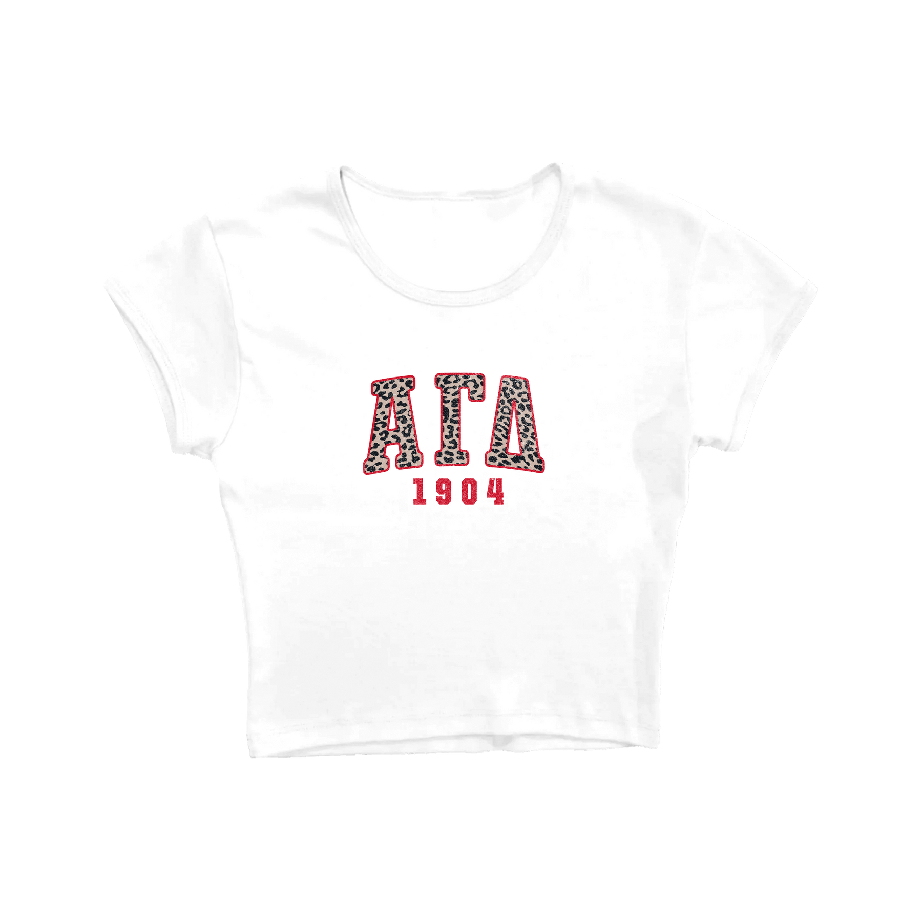 B-Greek - Cheetah Baby Tee - Alpha Gamma Delta