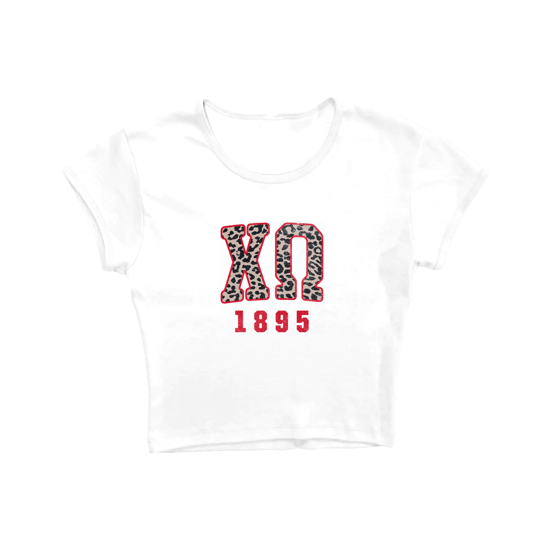 B-Greek - Cheetah Baby Tee - Chi Omega
