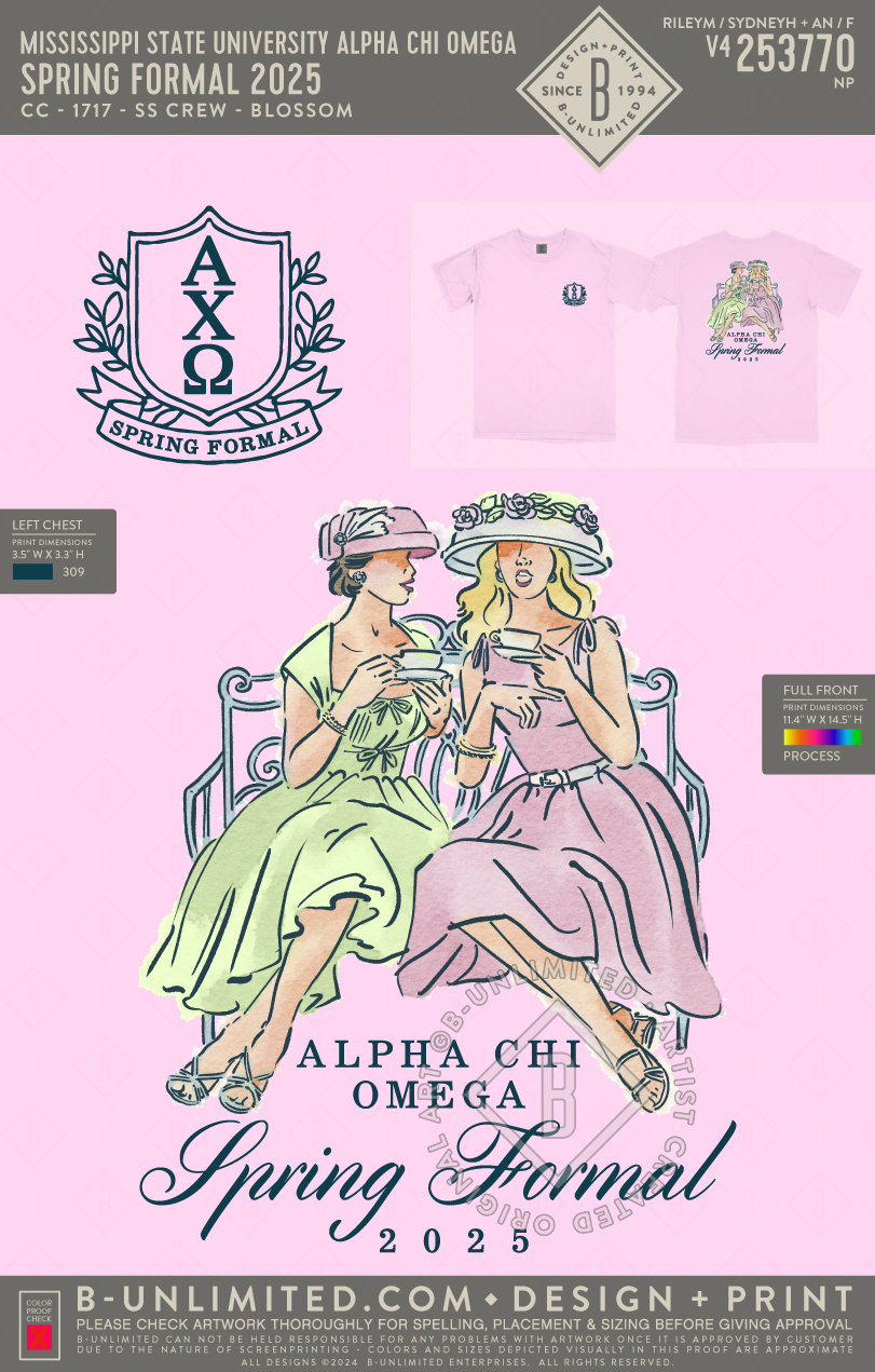 Mississippi State University Alpha Chi Omega - Spring Formal 2025 - CC - 1717 - SS Crew - Blossom