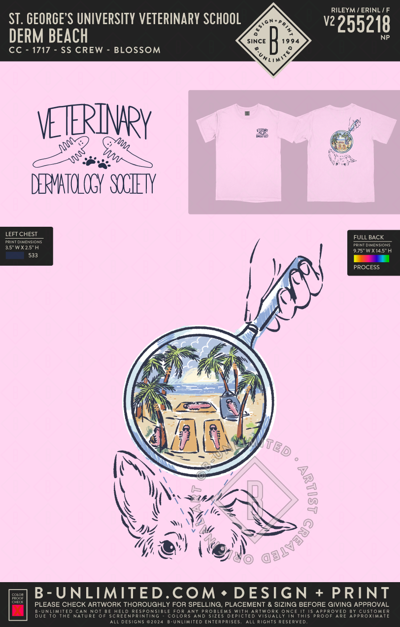 St. George's University Veterinary School - Derm Beach - CC - 1717 - SS Crew - Blossom