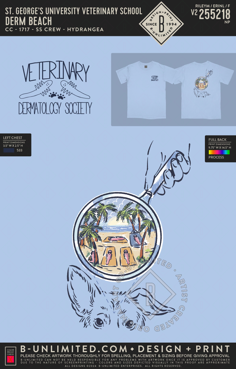 St. George's University Veterinary School - Derm Beach - CC - 1717 - SS Crew - Hydrangea