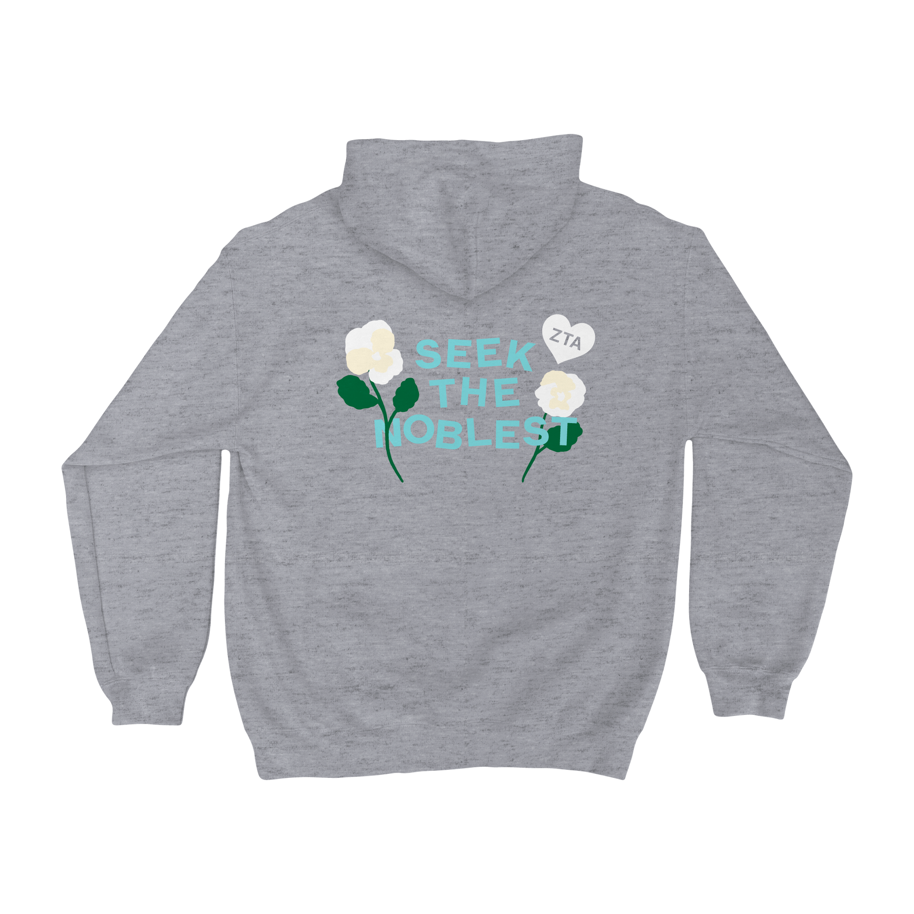 B-Greek - Better Together Motto Hoodie - Zeta Tau Alpha
