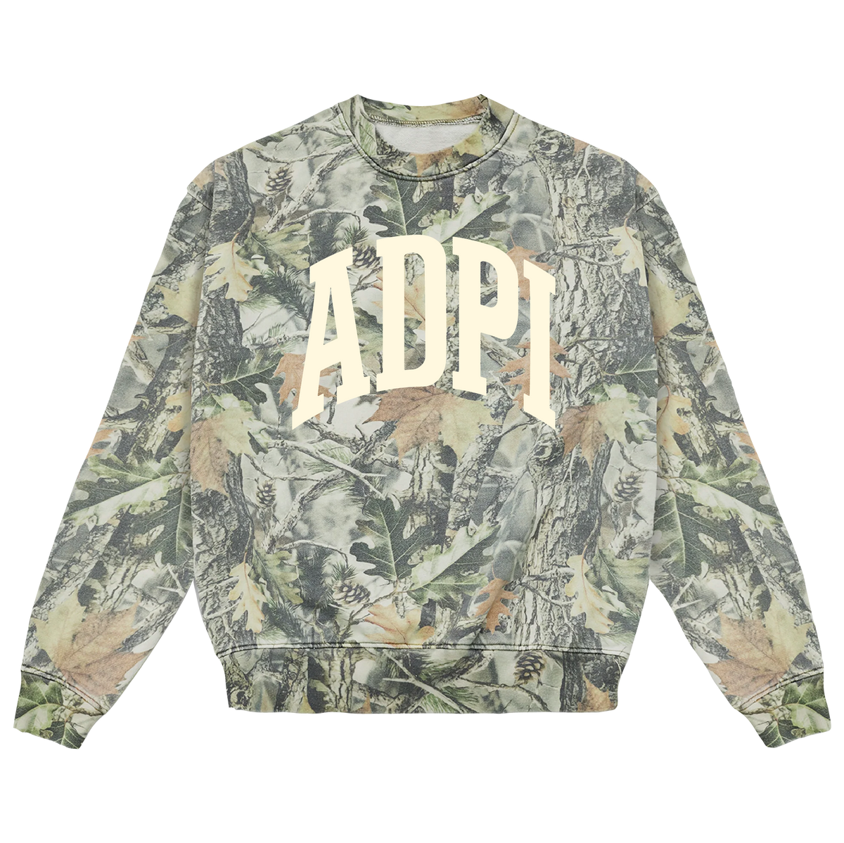 B-Greek - Camo Arch Crewneck - Alpha Delta Pi