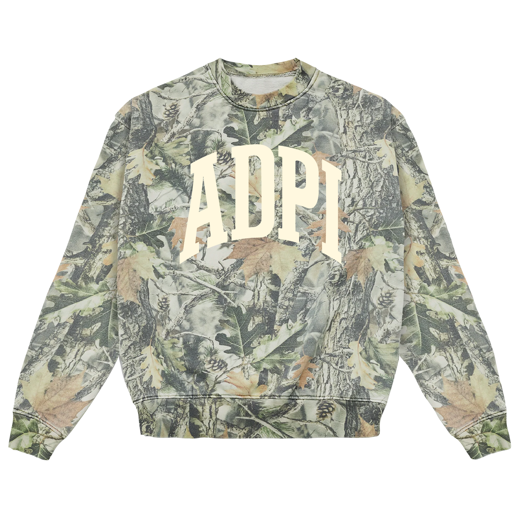 B-Greek - Camo Arch Crewneck - Alpha Delta Pi
