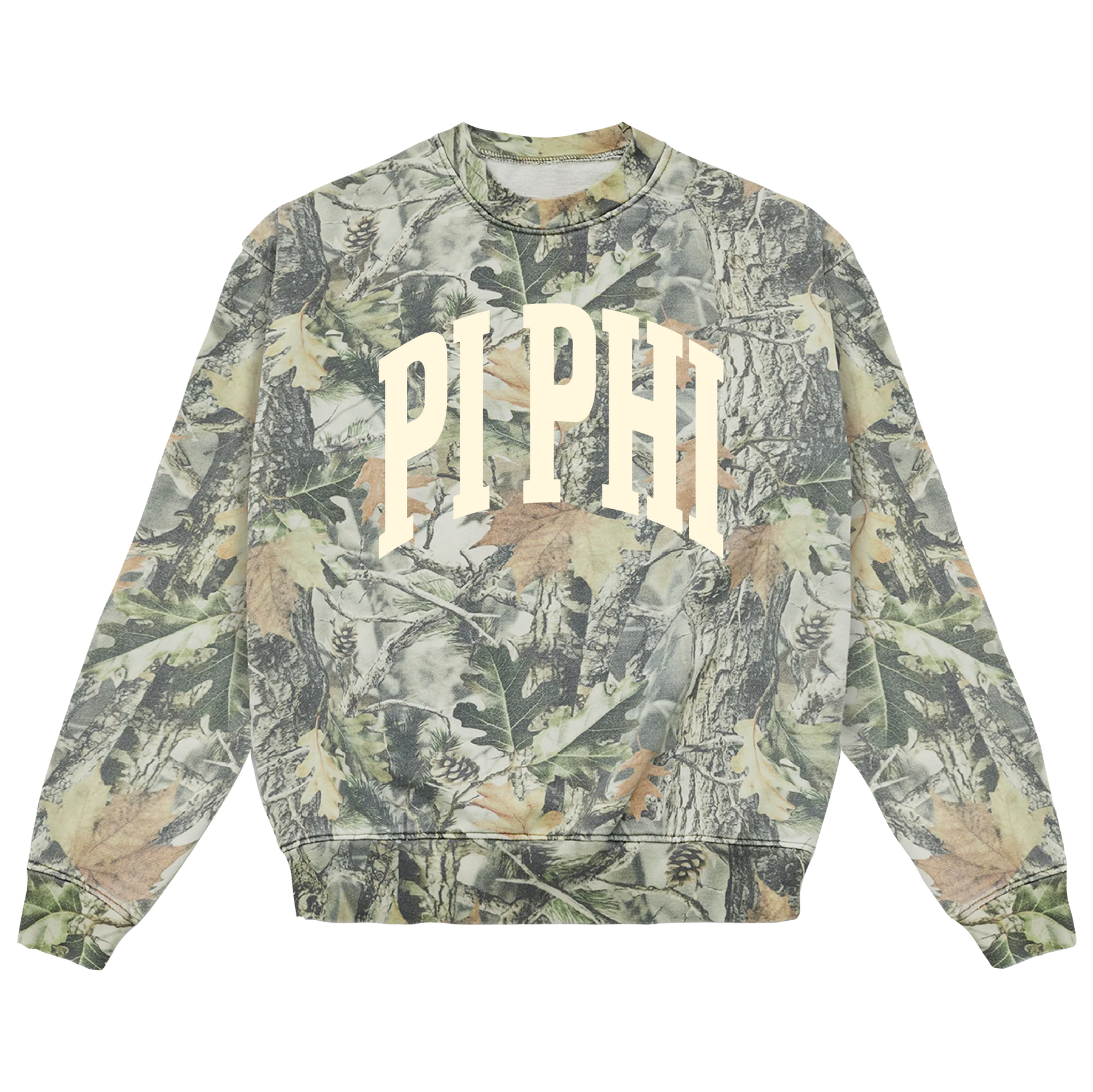 B-Greek - Camo Arch Crewneck - Pi Beta Phi