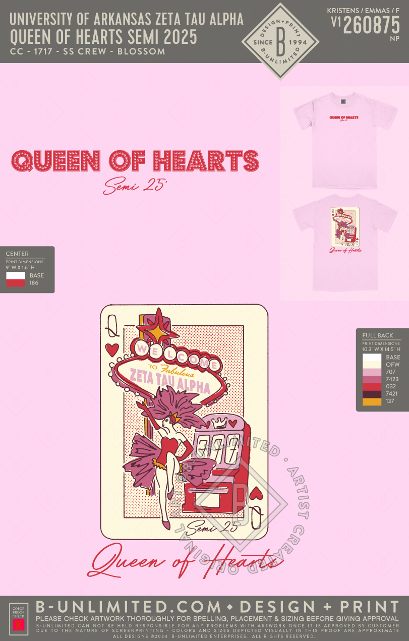 University of Arkansas Zeta Tau Alpha - Queen of Hearts Semi 2025 - CC - 1717 - SS Crew - Blossom