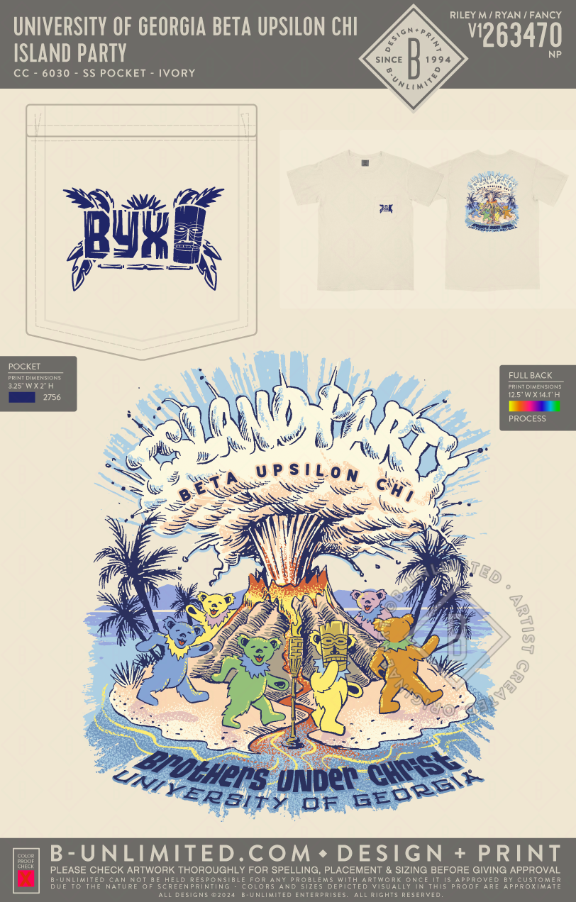 UGA BYX - ISLAND PARTY(EOS26) - CC - 6030 - SS Pocket - Ivory
