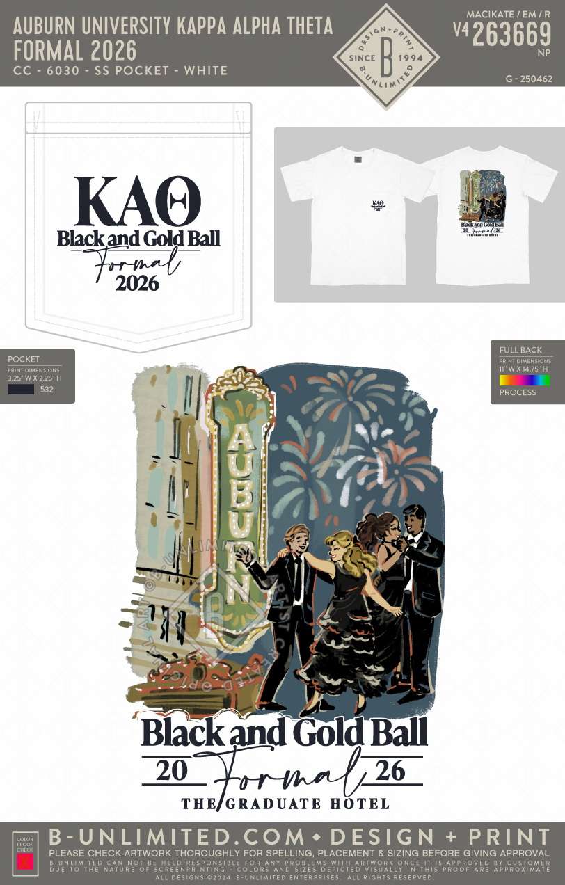 Auburn University Kappa Alpha Theta - formal 2026 (EOS26) - CC - 6030 - SS Pocket - White