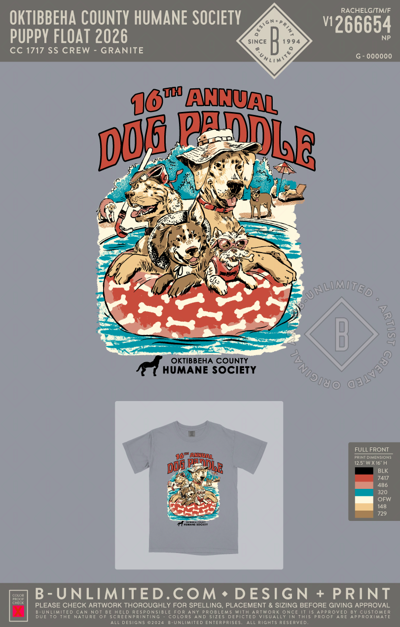 Oktibbeha County Humane Society - Puppy Float 2026 - CC - 1717 - SS Crew - Granite
