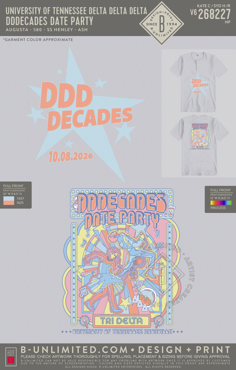 University of Tennessee Delta Delta Delta - DDDecades Date Party - Augusta - 580 - SS Henley - Ash