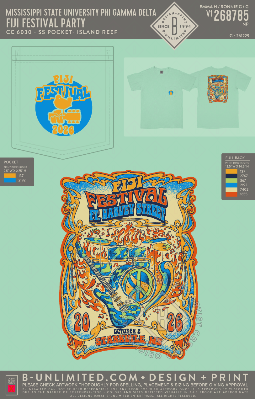 Mississippi State University Phi Gamma Delta - FIJI Festival Party - CC - 6030 - SS Pocket - Island Reef