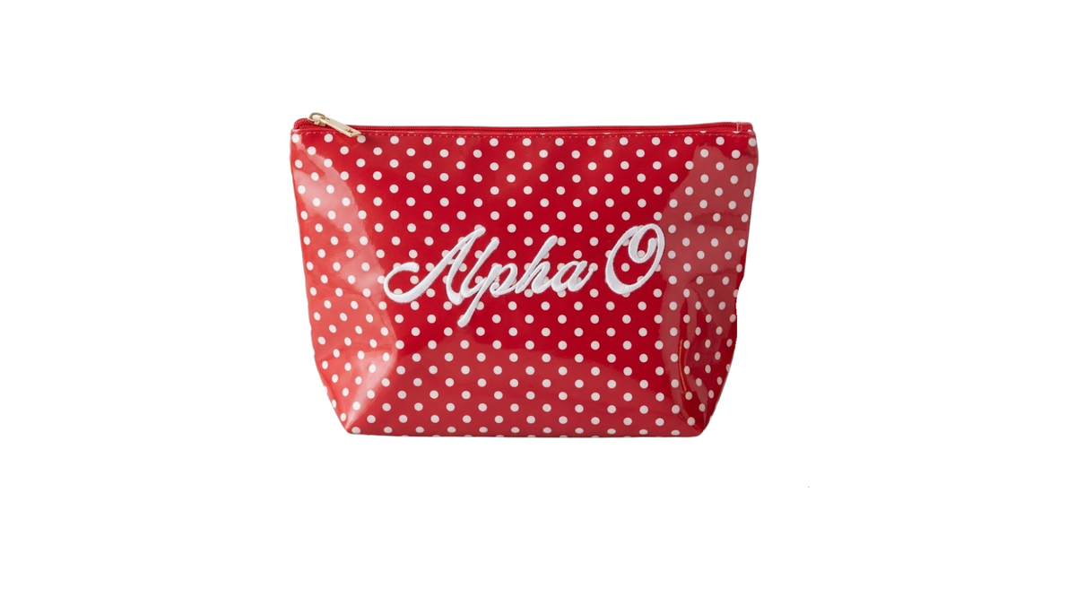 B-Unlimited Greek - Dots for Days Makeup Bag AOII
