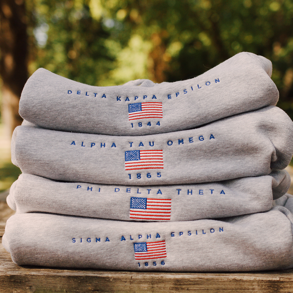 B-Unlimited Greek - Tau Kappa Epsilon Flag PR Hoodie