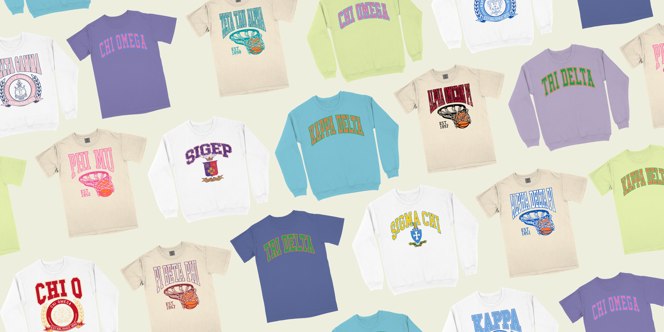 custom sorority and fraternity tshirts sweatshirts and merchandise 
