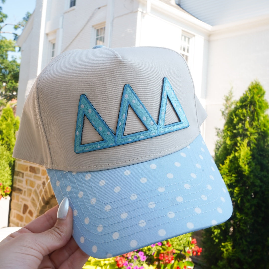 B-Unlimited Greek - Dots for Days Hat Tri Delta