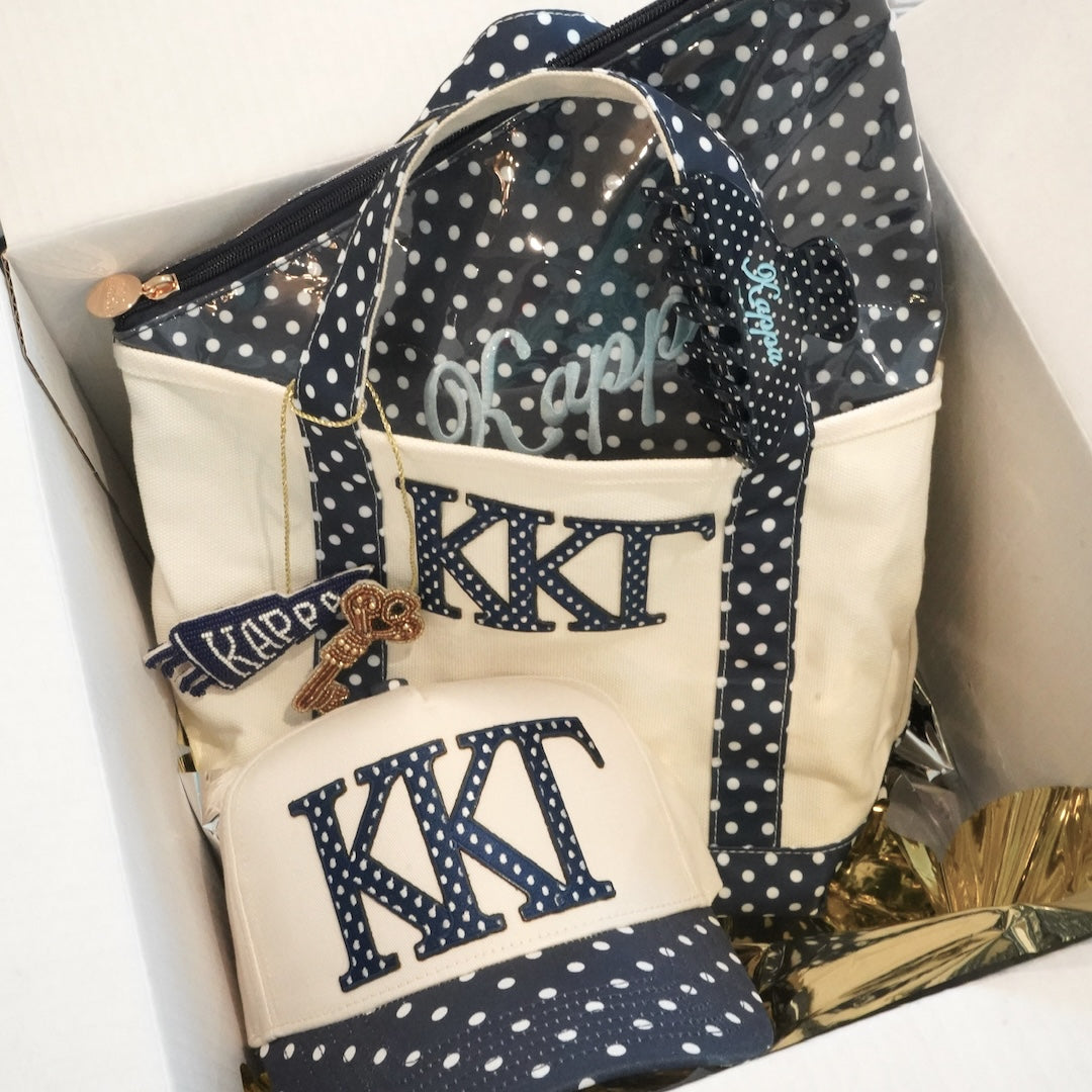 B-Unlimited Greek - Dots for Days Tote KKG