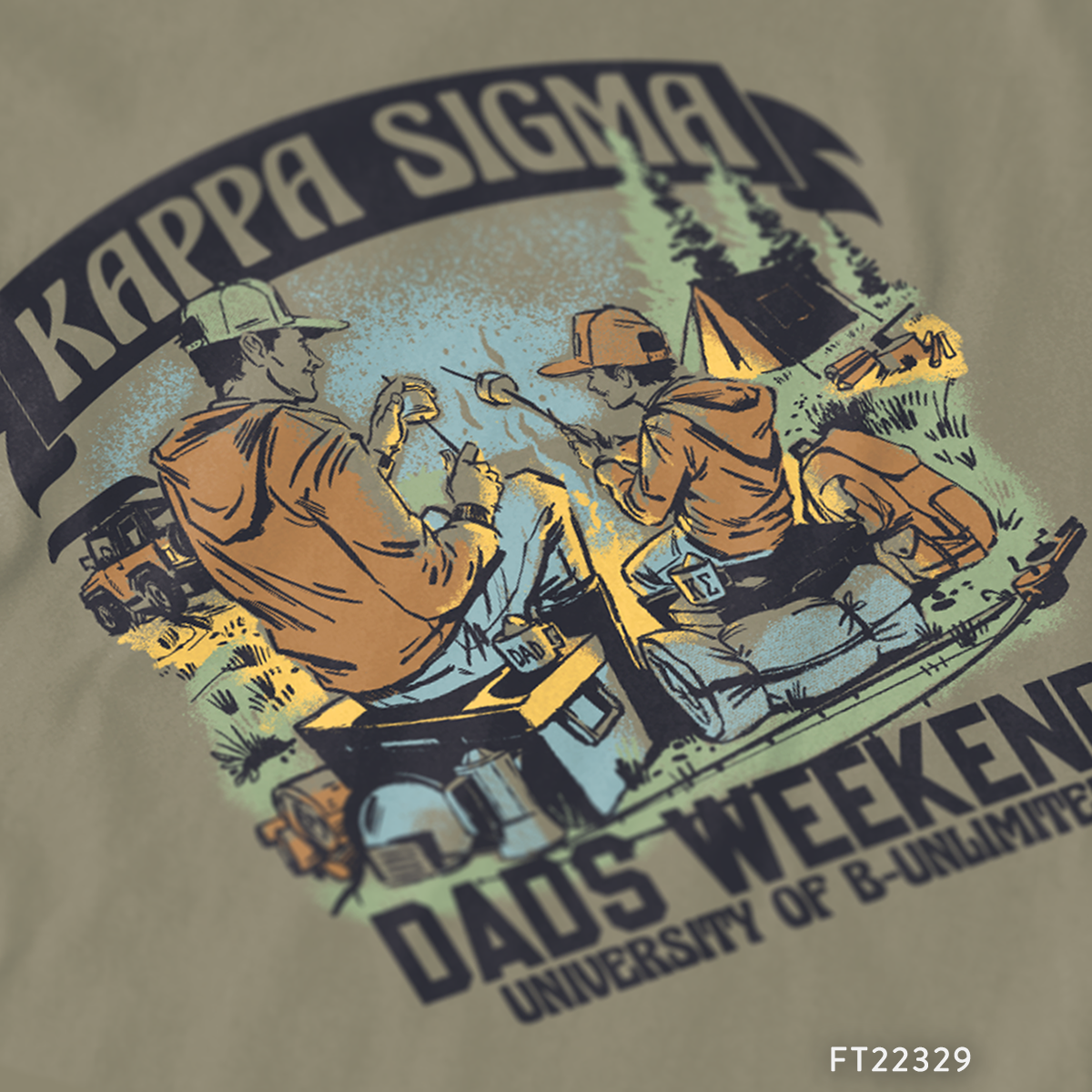 Kappa Sigma Dads Weekend T-Shirt Design