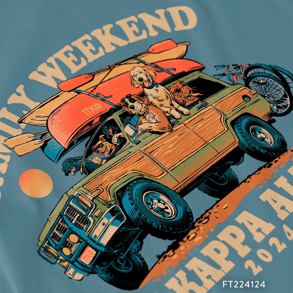 Pi Kappa Alpha Family Weekend T Shirt Design B Unlimited Custom Apparel Shop