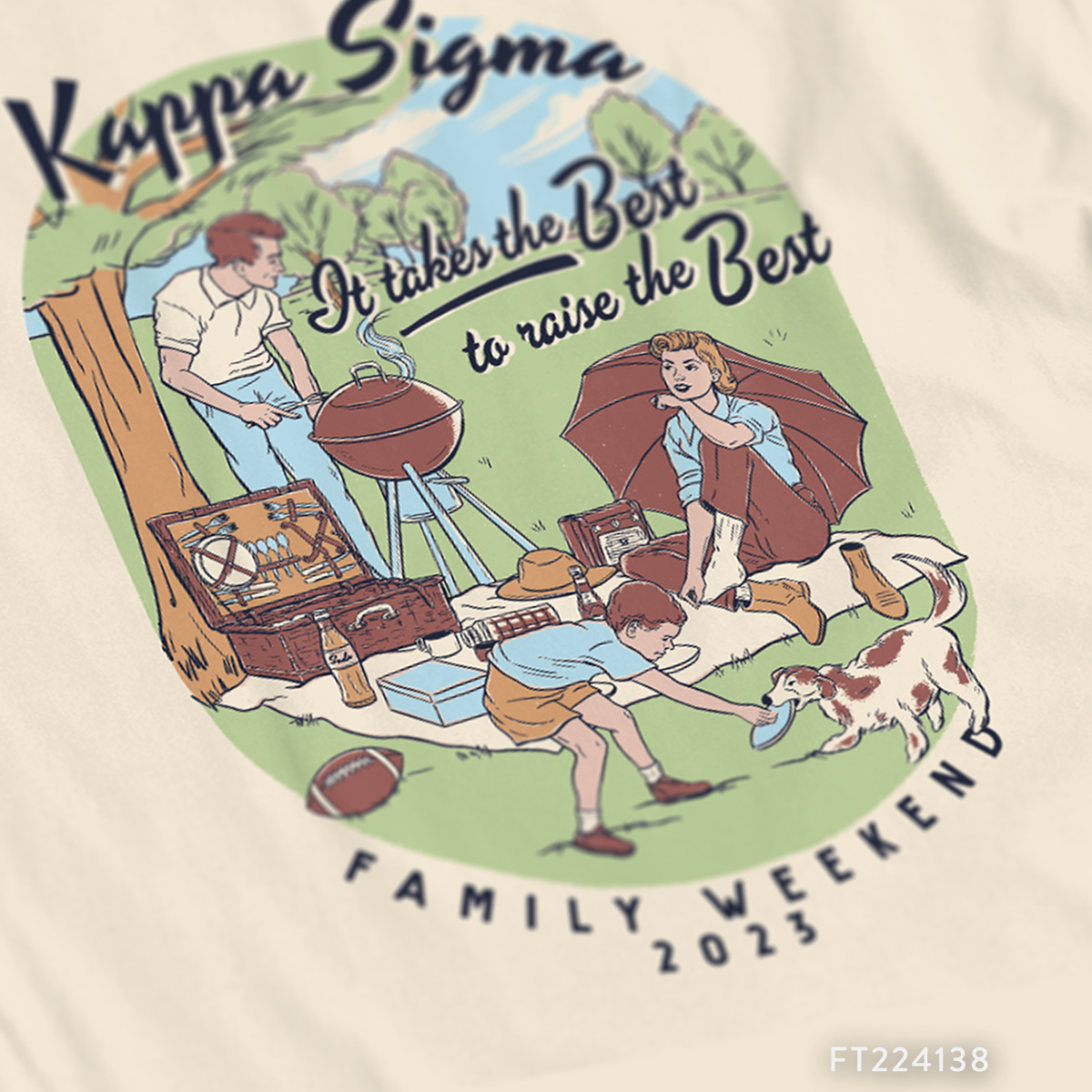 Kappa Sigma Family Weekend T-Shirt Design – B-Unlimited Custom Apparel Shop