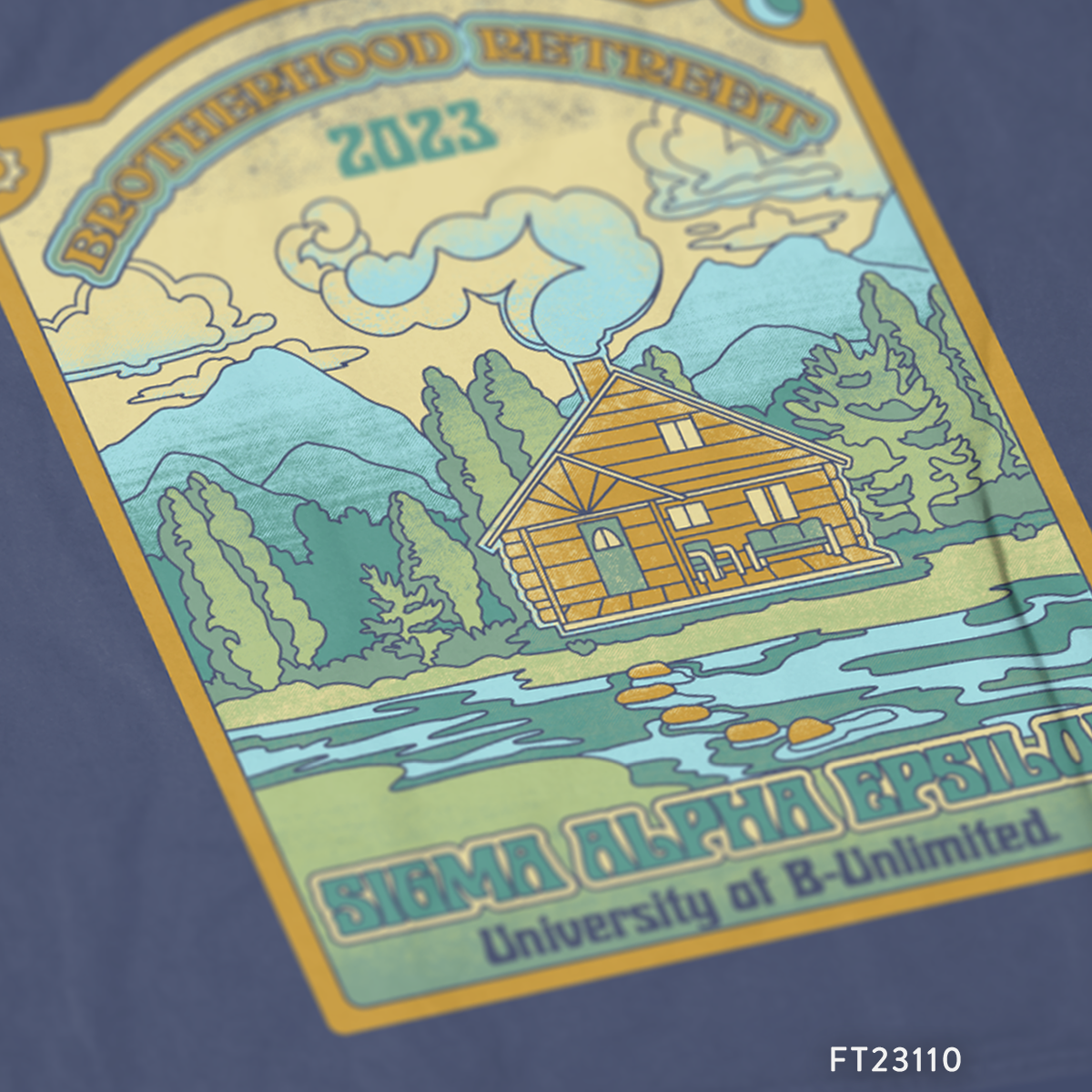 Sigma Alpha Epsilon Brotherhood Retreat T-Shirt Design