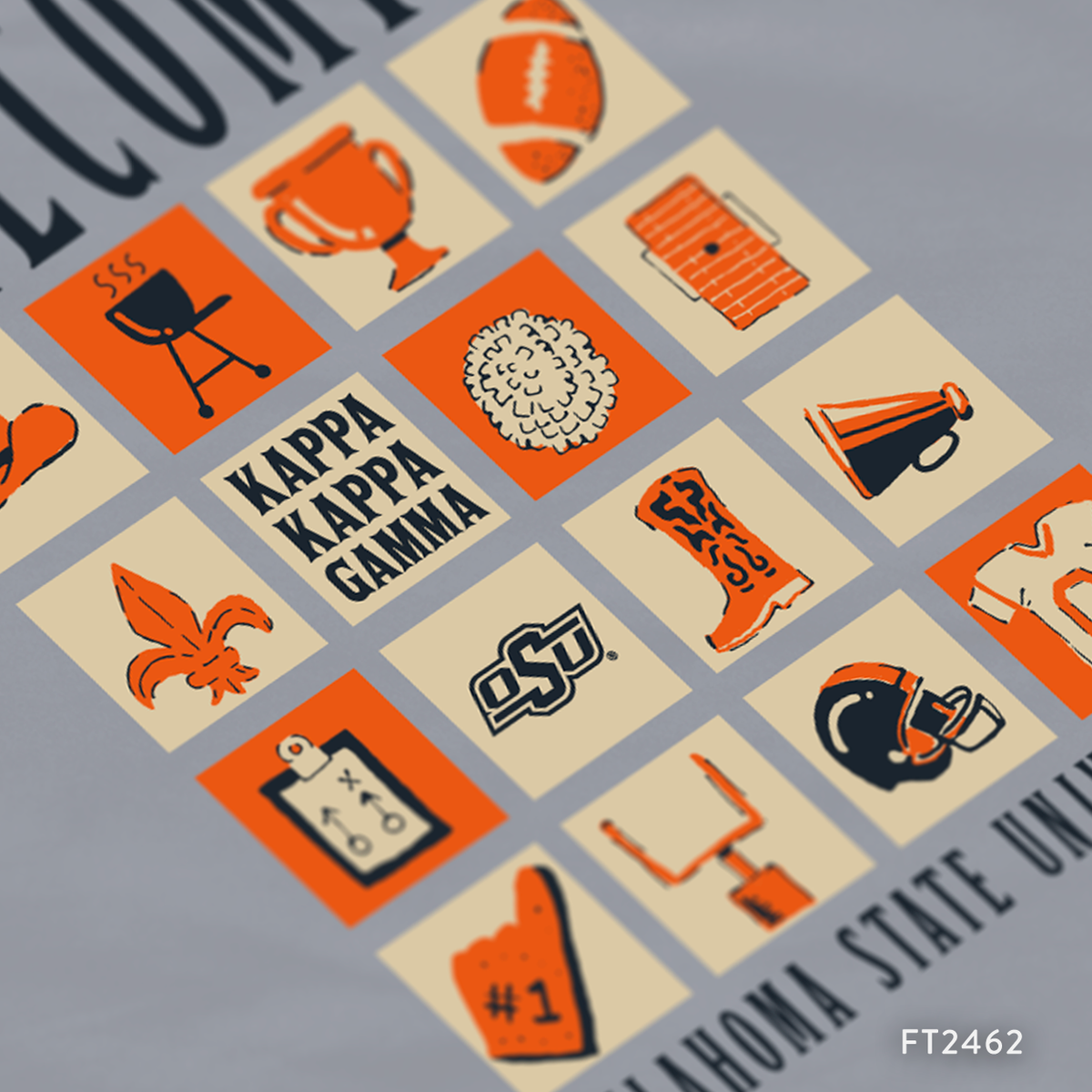 Alpha Chi Omega Dad's Weekend T-Shirt Design