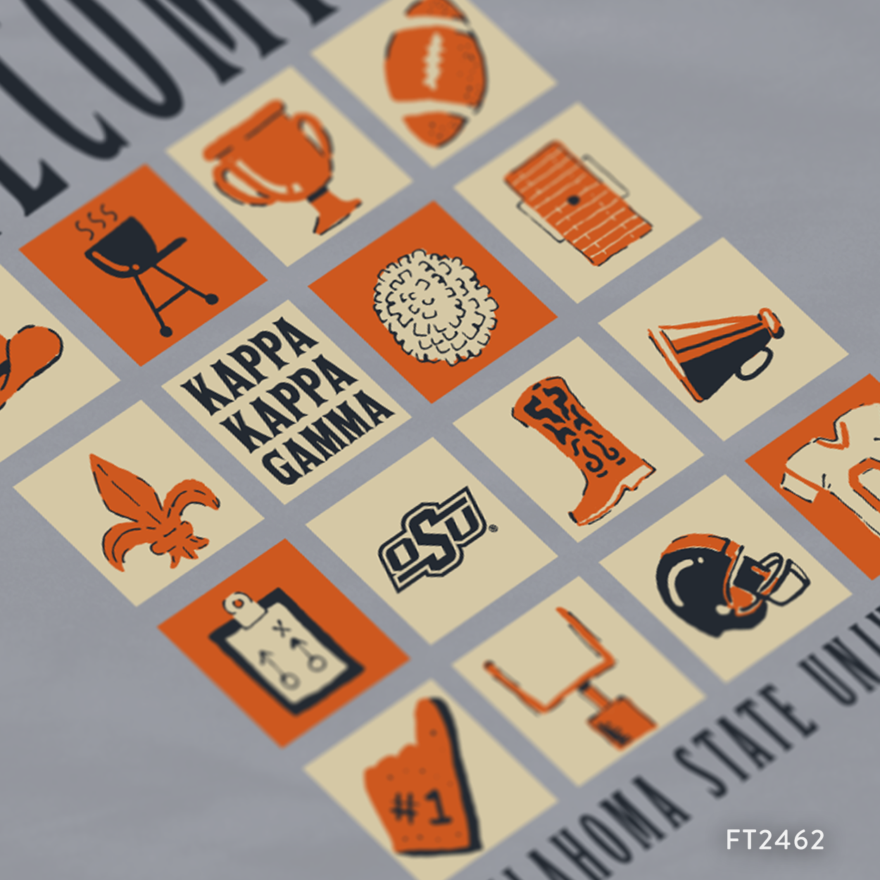 Kappa Kappa Gamma Homecoming T-Shirt Design