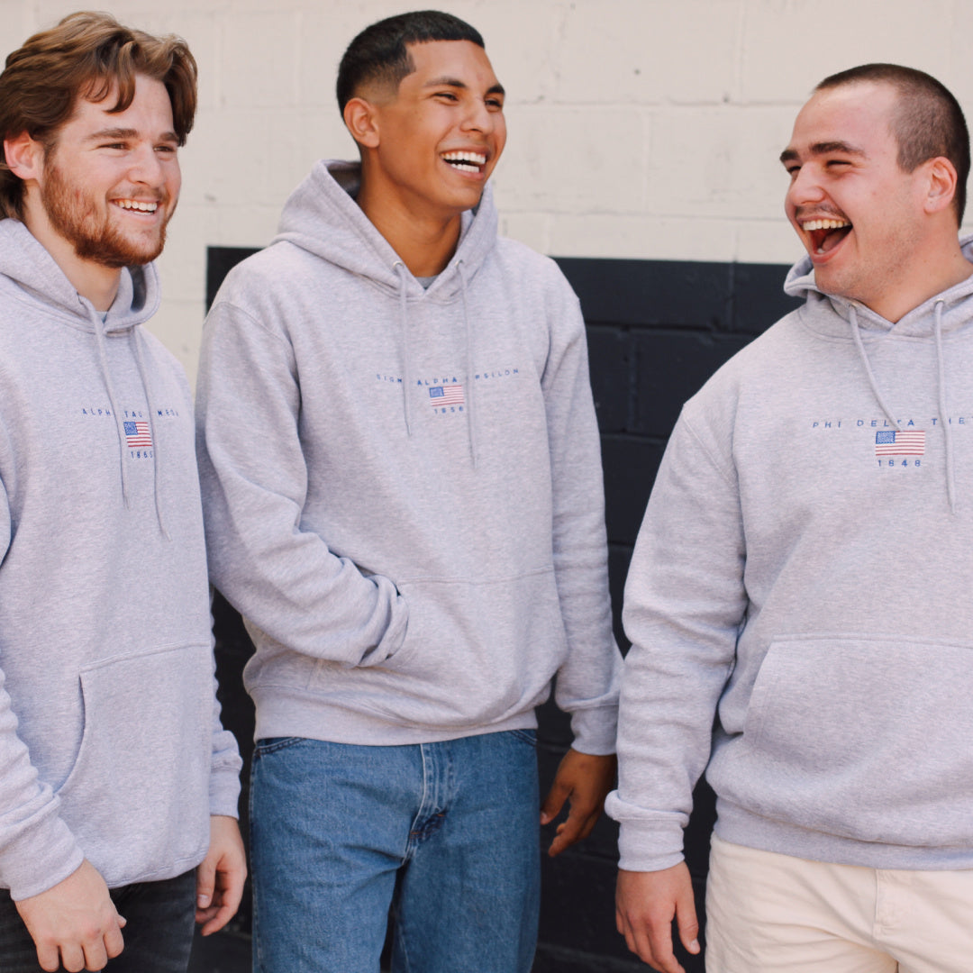 B-Unlimited Greek - Sigma Nu Flag PR Hoodie