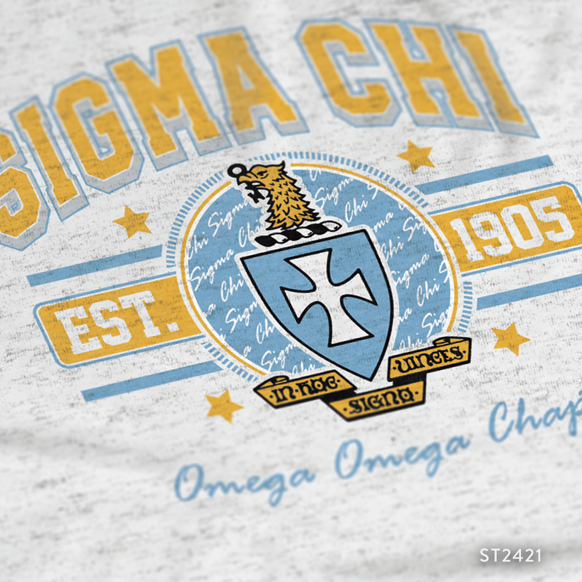 Sigma Chi Crest PR T-Shirt Design
