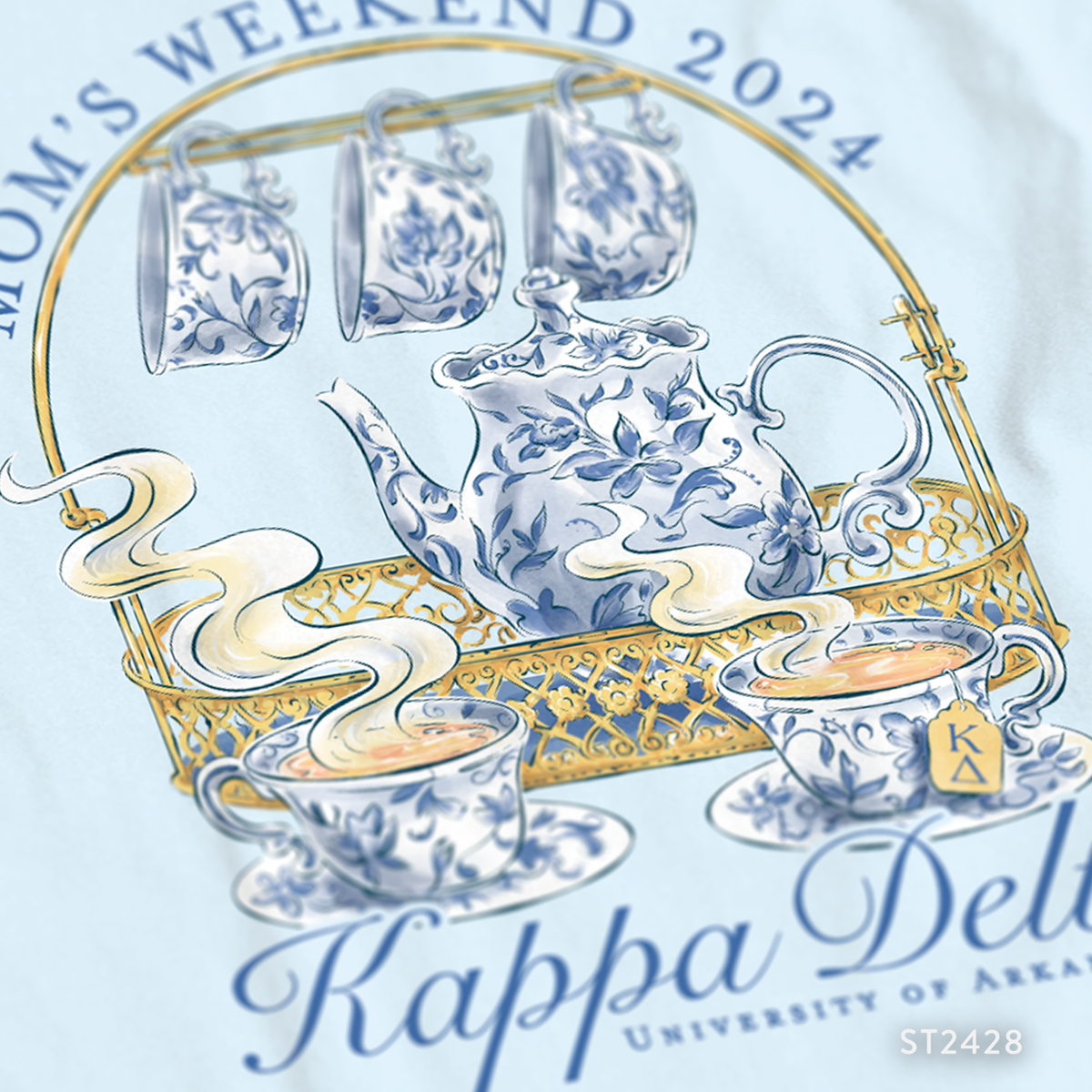 Kappa Delta Mom's Weekend Tea T-Shirt Design