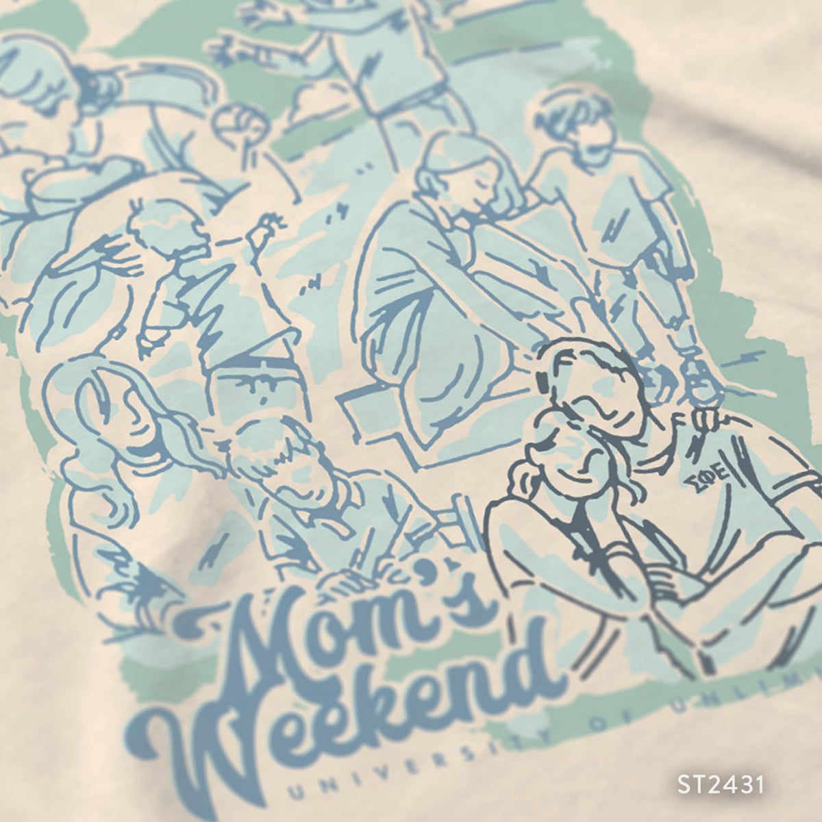 Sigma Phi Epsilon Mom's Weekend T-Shirt Design