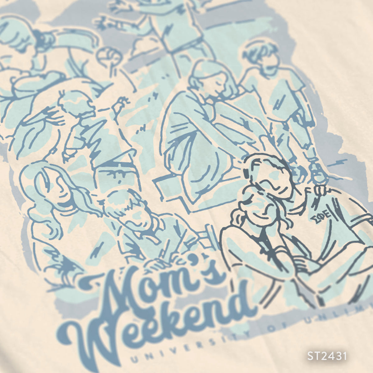 Sigma Phi Epsilon Mom's Weekend T-Shirt Design