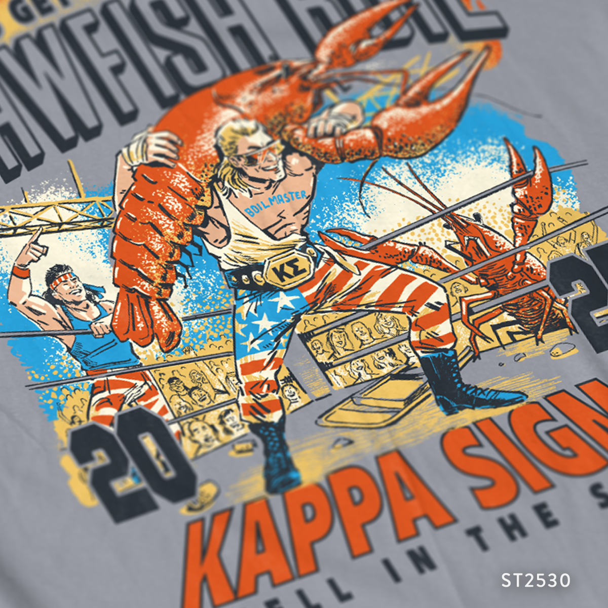 Kappa Sigma Crawfish Boil T-Shirt Design
