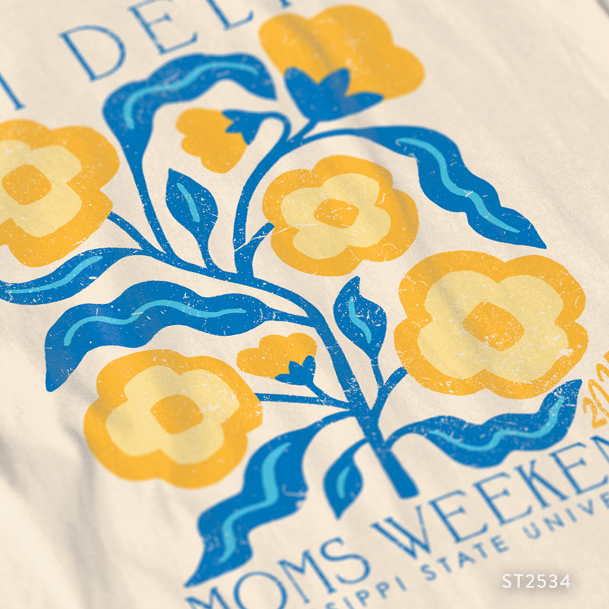 Tri Delta Mom's Weekend T-Shirt Design