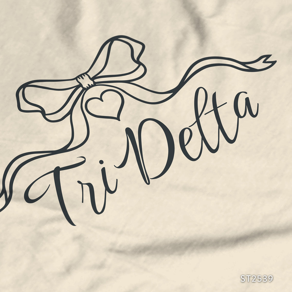 Tri Delta Girly PR T-Shirt Design
