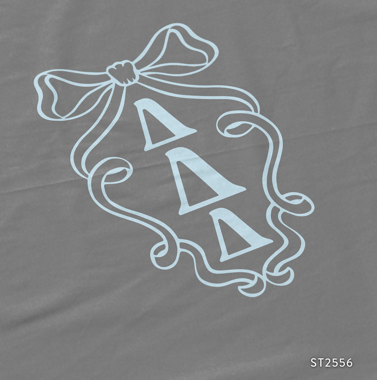 Tri Delta Girly Greek Letter T-Shirt Design