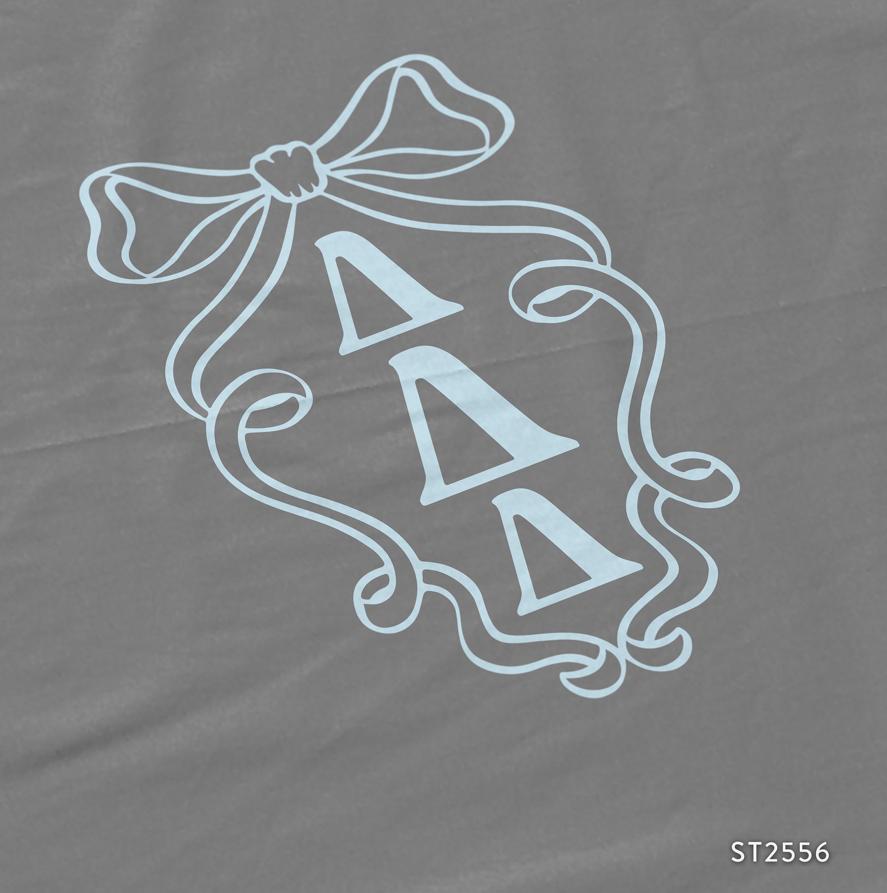 Tri Delta Girly Greek Letter T-Shirt Design
