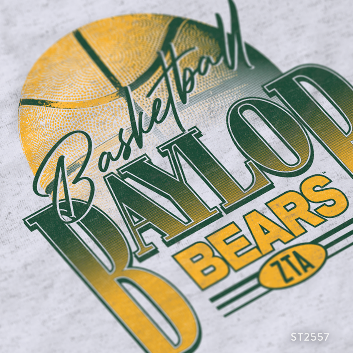 Zeta Baylor Basketball T-Shirt Design